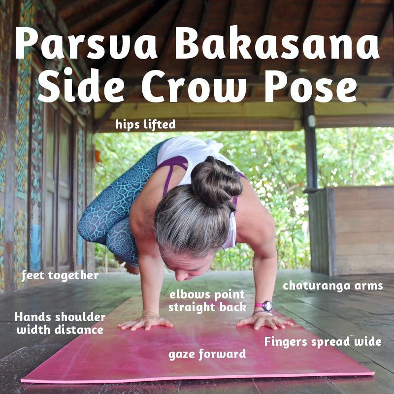 Teaching Cues and Alignment Tips for Parsva Bakasana, Side Crow Pose |  Ambuja Yoga