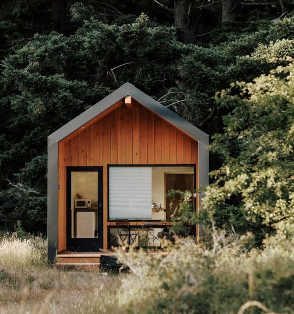 San Juan Island Yoga Retreat Cabin exterior 1 — San Juan Islands women's yoga retreat, Washington
