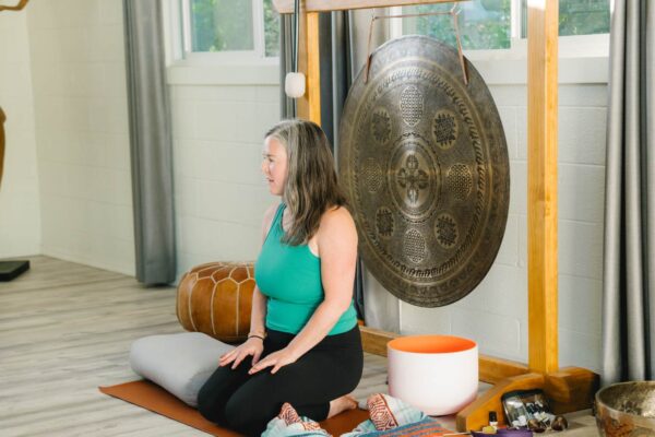 Autumn Adams dharma talk on living in alignment during yoga retreat