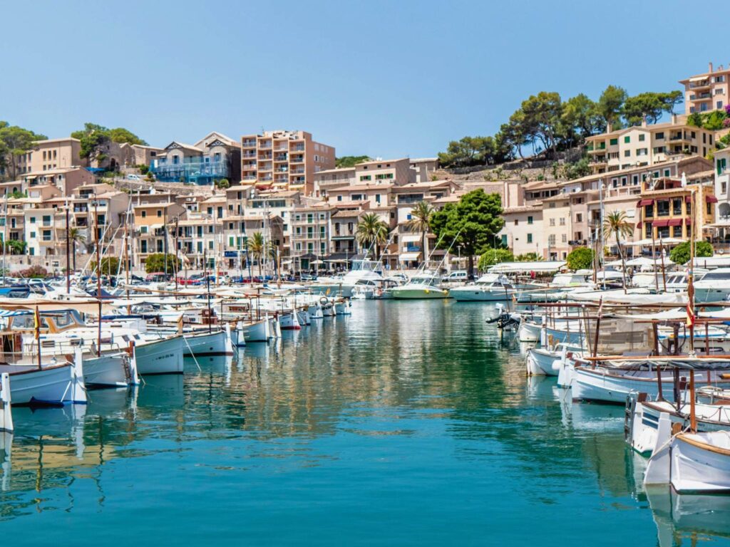 after morning yoga take the historic train to Soller and Port de Soller