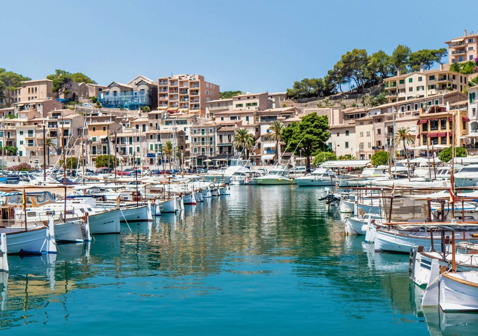 after morning yoga take the historic train to Soller and Port de Soller