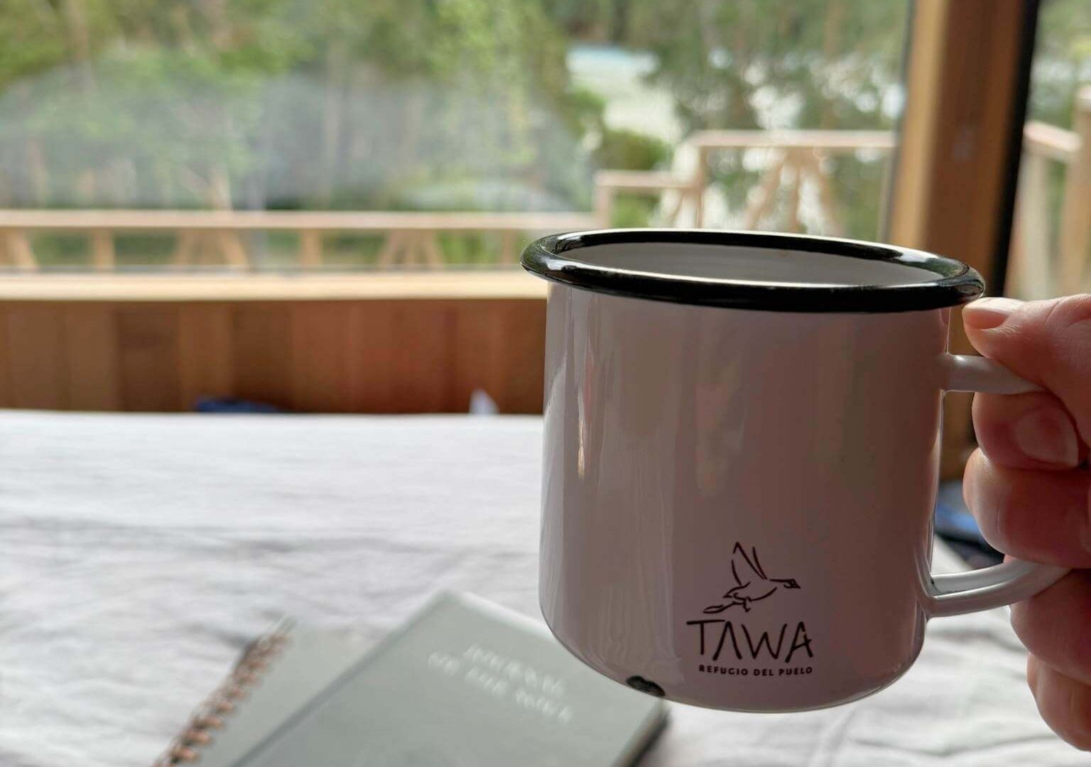 coffee in Bend during a women's adventure retreat in Patagonia