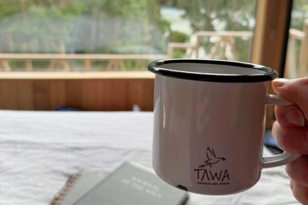 coffee in Bend during a women's adventure retreat in Patagonia