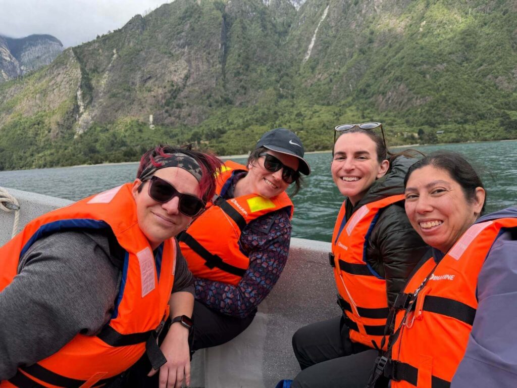boat and hiking adventures in Patagonia in April
