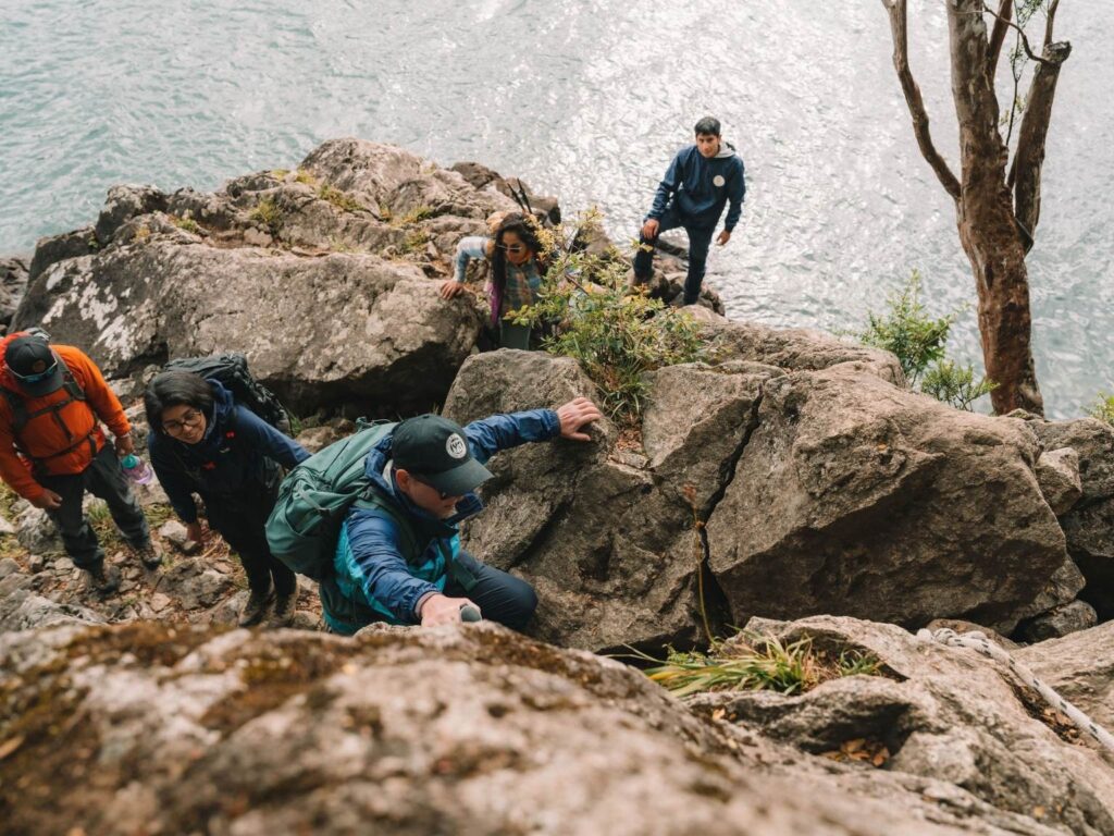 adventures during a yoga retreat in patagonia in April